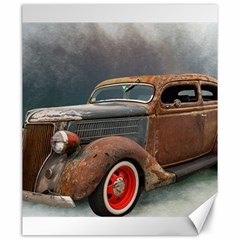 Auto Old Car Automotive Retro Canvas 20  X 24  by Sudhe