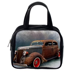 Auto Old Car Automotive Retro Classic Handbag (one Side) by Sudhe