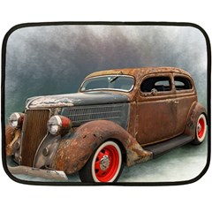 Auto Old Car Automotive Retro Double Sided Fleece Blanket (mini)  by Sudhe