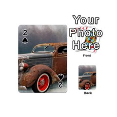 Auto Old Car Automotive Retro Playing Cards 54 (mini) by Sudhe