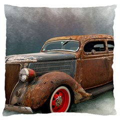 Auto Old Car Automotive Retro Large Flano Cushion Case (two Sides) by Sudhe