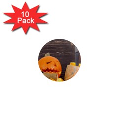 Old Crumpled Pumpkin 1  Mini Magnet (10 Pack)  by rsooll