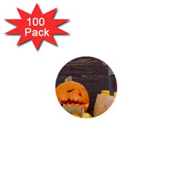 Old Crumpled Pumpkin 1  Mini Buttons (100 Pack)  by rsooll