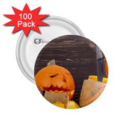 Old Crumpled Pumpkin 2 25  Buttons (100 Pack)  by rsooll