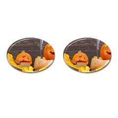 Old Crumpled Pumpkin Cufflinks (oval) by rsooll