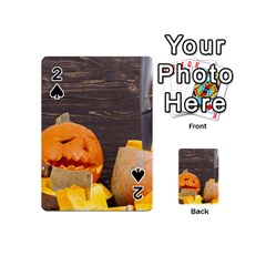 Old Crumpled Pumpkin Playing Cards 54 (mini) by rsooll