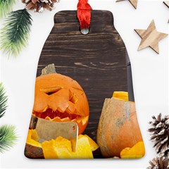 Old Crumpled Pumpkin Ornament (bell) by rsooll