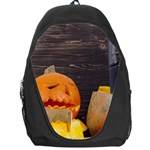 Old crumpled pumpkin Backpack Bag Front