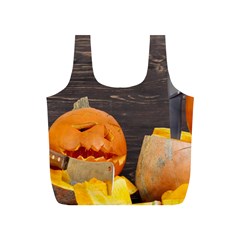 Old Crumpled Pumpkin Full Print Recycle Bag (s) by rsooll