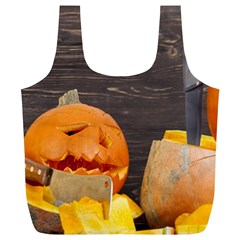 Old Crumpled Pumpkin Full Print Recycle Bag (xl) by rsooll