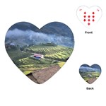 Rock Scenery The H Mong People Home Playing Cards (Heart) Front