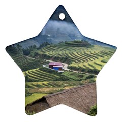 Rock Scenery The H Mong People Home Star Ornament (two Sides) by Sudhe