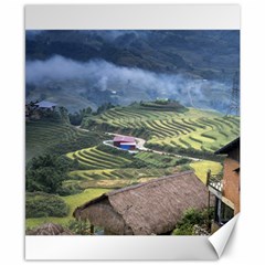 Rock Scenery The H Mong People Home Canvas 8  X 10  by Sudhe