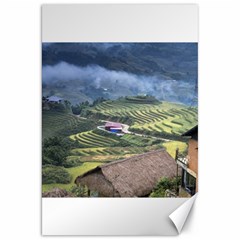 Rock Scenery The H Mong People Home Canvas 20  X 30  by Sudhe