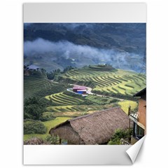 Rock Scenery The H Mong People Home Canvas 36  X 48  by Sudhe