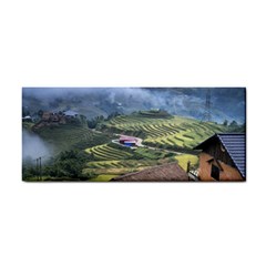 Rock Scenery The H Mong People Home Hand Towel by Sudhe