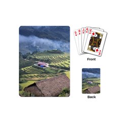 Rock Scenery The H Mong People Home Playing Cards (mini) by Sudhe