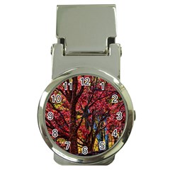 Autumn Colorful Nature Trees Money Clip Watches by Sudhe