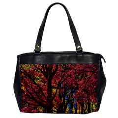 Autumn Colorful Nature Trees Oversize Office Handbag by Sudhe