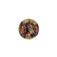 Head Horse Animal Vintage 1  Mini Magnets by Sudhe