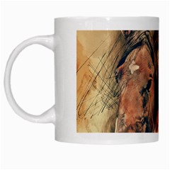 Head Horse Animal Vintage White Mugs by Sudhe