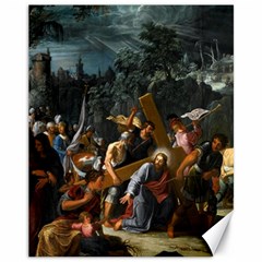 Christ On The Road To Calvary Canvas 11  X 14  by ArtworkByPatrick