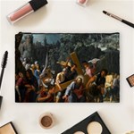 Christ On The Road To Calvary Cosmetic Bag (Large) Front