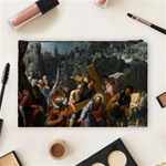 Christ On The Road To Calvary Cosmetic Bag (Large) Back