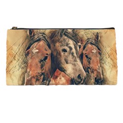 Head Horse Animal Vintage Pencil Cases by Sudhe