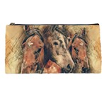 Head Horse Animal Vintage Pencil Cases Front