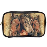 Head Horse Animal Vintage Toiletries Bag (Two Sides) Back