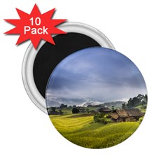 Vietnam Terraces Rice Silk 2 25  Magnets (10 Pack)  by Sudhe