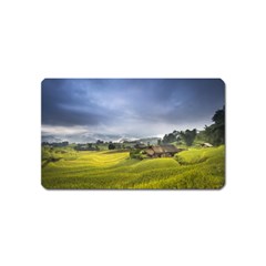 Vietnam Terraces Rice Silk Magnet (name Card) by Sudhe