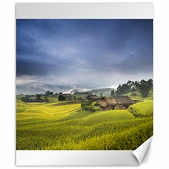 Vietnam Terraces Rice Silk Canvas 8  X 10  by Sudhe