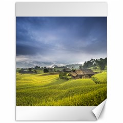 Vietnam Terraces Rice Silk Canvas 12  X 16  by Sudhe