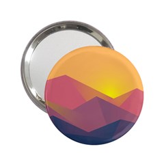 Image Sunset Landscape Graphics 2 25  Handbag Mirrors by Sudhe