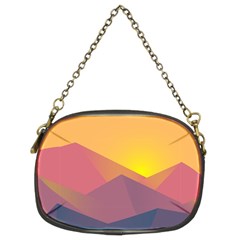 Image Sunset Landscape Graphics Chain Purse (two Sides) by Sudhe