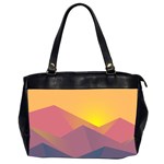 Image Sunset Landscape Graphics Oversize Office Handbag (2 Sides) Front