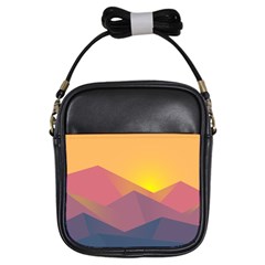 Image Sunset Landscape Graphics Girls Sling Bag by Sudhe