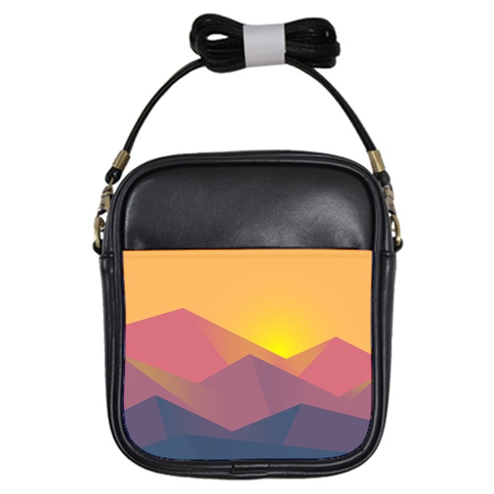 Image Sunset Landscape Graphics Girls Sling Bag