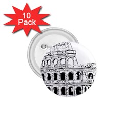 Line Art Architecture 1 75  Buttons (10 Pack) by Sudhe