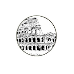 Line Art Architecture Hat Clip Ball Marker by Sudhe