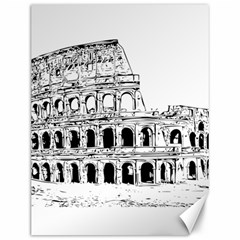 Line Art Architecture Canvas 12  X 16  by Sudhe