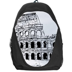 Line Art Architecture Backpack Bag by Sudhe