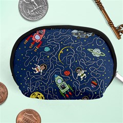 Cat Cosmos Cosmonaut Rocket Accessory Pouch (medium) by Sudhe