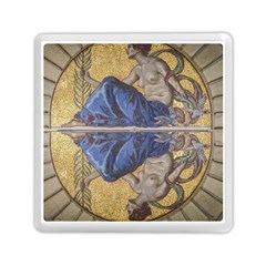 Mosaic Painting Glass Decoration Memory Card Reader (square) by Sudhe