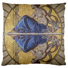 Mosaic Painting Glass Decoration Standard Flano Cushion Case (two Sides) by Sudhe