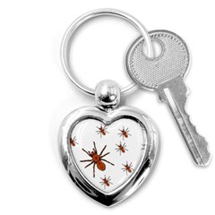 Nature Insect Natural Wildlife Key Chains (heart)  by Sudhe