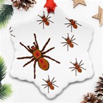 Nature Insect Natural Wildlife Snowflake Ornament (Two Sides) Front