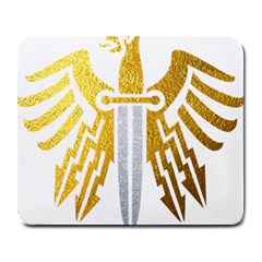 Knife Revenge Emblem Bird Eagle Large Mousepads by Sudhe